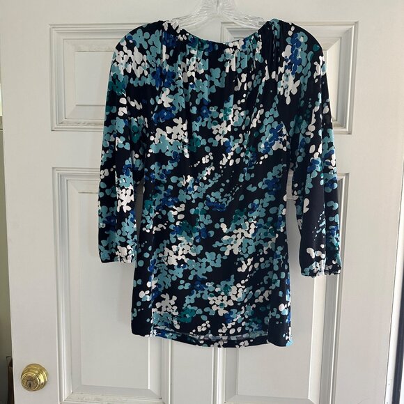 Style & Co Women’s Pull On Print Blouse Multicolor Size XL - Picture 6 of 7
